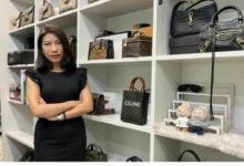 Totes tragic: Luxury handbag hire scene left holding the purse