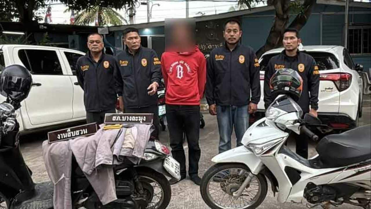 Man arrested in Pattaya for copper rods theft worth 100,000 baht