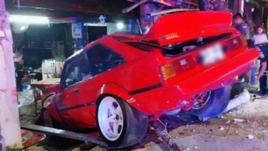 Speeding car crashes into Bangkok home, killing one