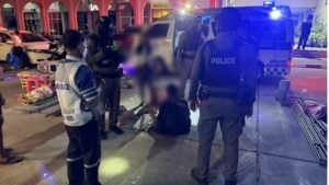 Market row turns ugly as perfume punks brawl in Pattaya
