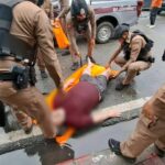 Legless British tourist sprawls sparks mile-long jam in Pattaya | Thaiger