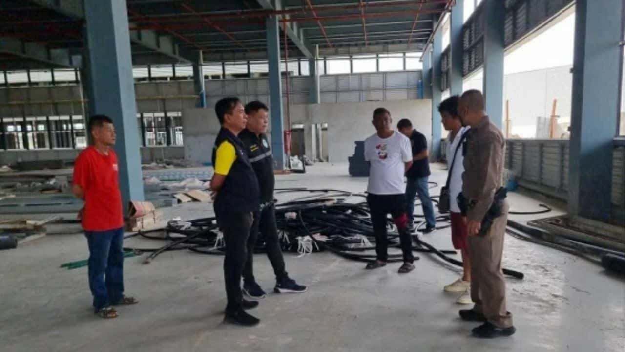 Cambodian man arrested for cable theft causing 1 million baht damage