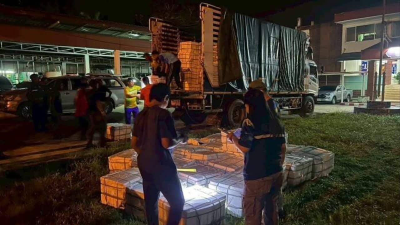 Illegal white sea bass worth 600,000 baht seized in Narathiwat