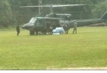 Thai military helicopter makes emergency landing in Ubon Ratchathani