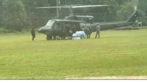 Thai military helicopter makes emergency landing in Ubon Ratchathani