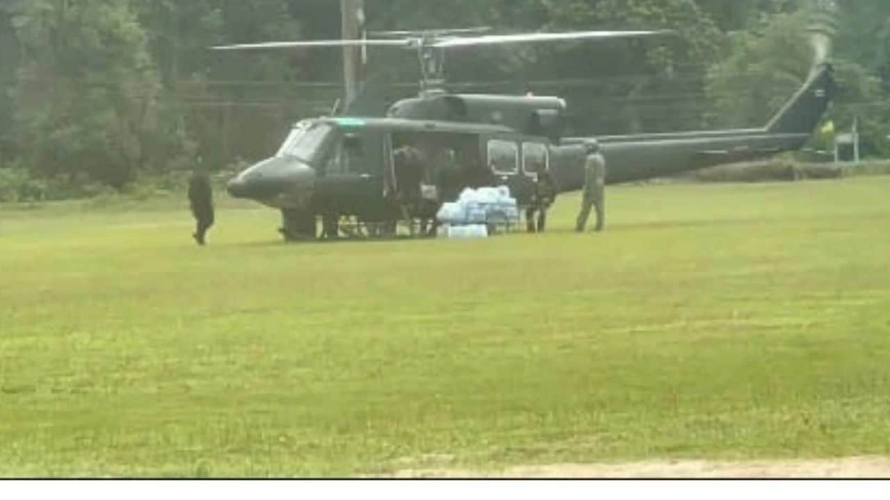Thai military helicopter makes emergency landing in Ubon Ratchathani