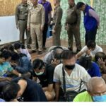 54 arrested in Bang Yai raid on illegal gambling den | Thaiger