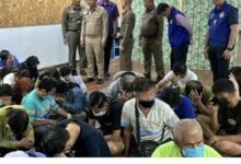 54 arrested in Bang Yai raid on illegal gambling den