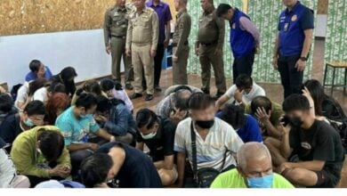 54 arrested in Bang Yai raid on illegal gambling den