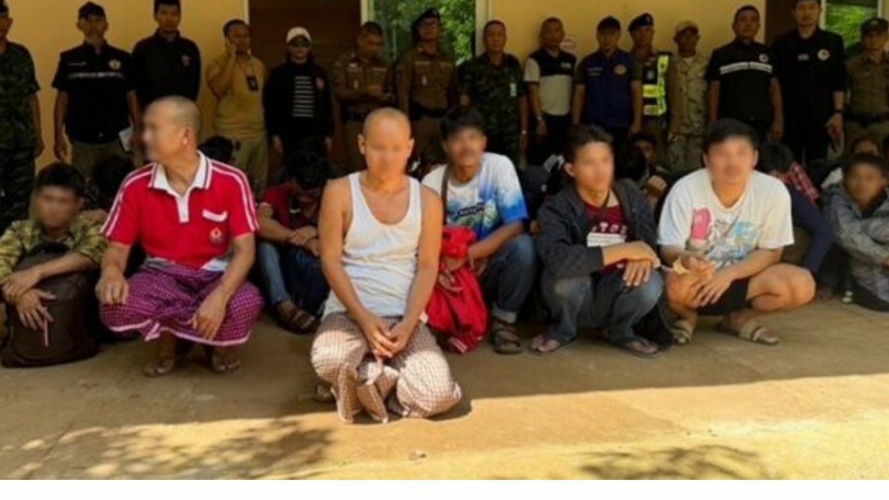 Police arrest 33 migrants in Kanchanaburi smuggling bust