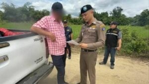 Elderly man arrested for illegal excavation in Chiang Mai