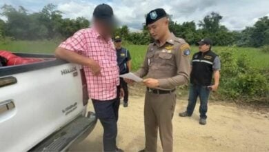 Elderly man arrested for illegal excavation in Chiang Mai
