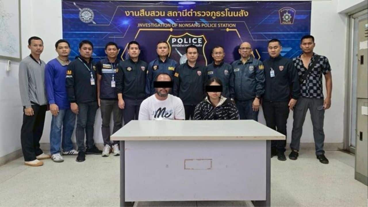 Thai couple arrested for scamming over 2,000 businesses