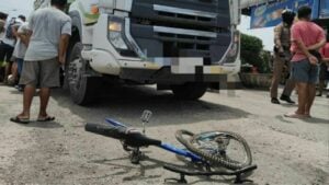Tragic accident claims life of 12 year old cyclist in Ayutthaya