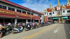 Cambodia fuel shortage drives cross-border traffic surge into Thailand