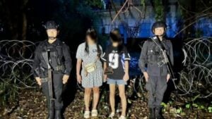 Thai women arrested after illegal border crossing from Cambodia