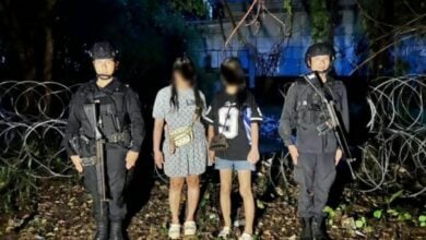 Thai women arrested after illegal border crossing from Cambodia