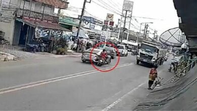 Motorcyclist dies in collision with 18-wheel truck in Nakhon Sawan