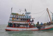 Fishing vessel fire off Surat Thani coast claims one life
