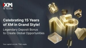 Celebrating 15 years of XM! Legendary deposit bonus to create global opportunities