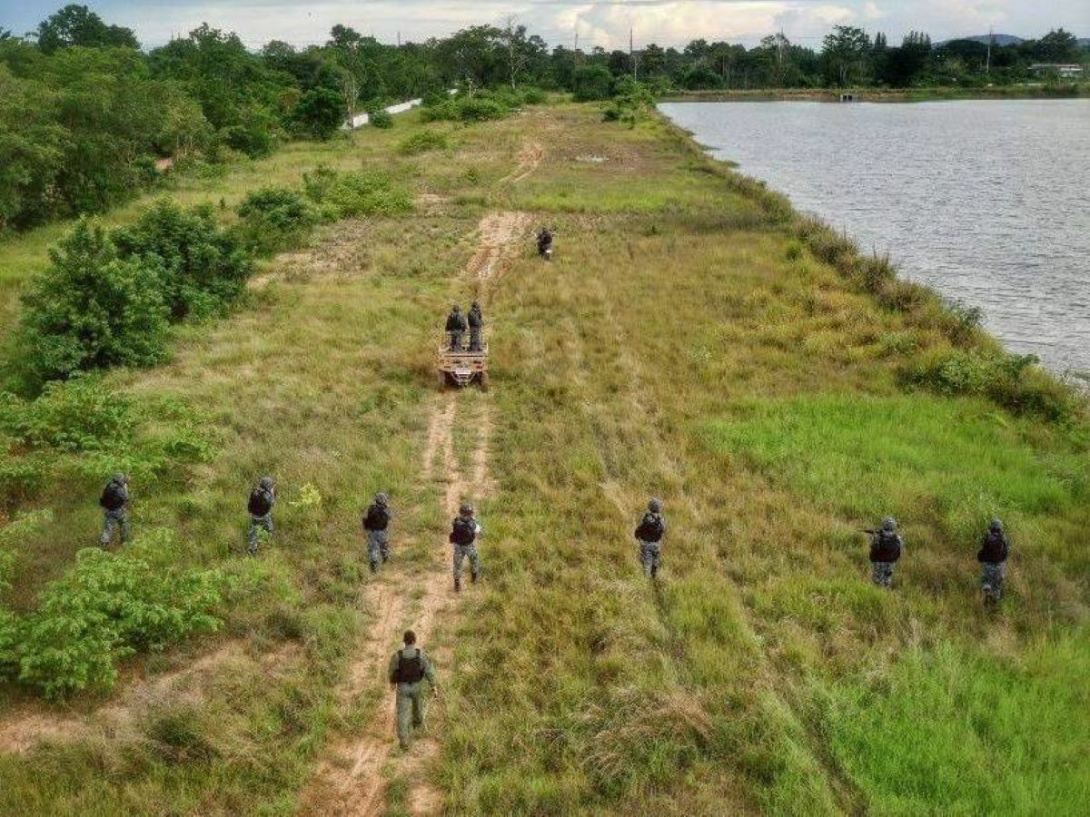 Thai Air Force tests gun-mounted drone amid border tensions | News by Thaiger