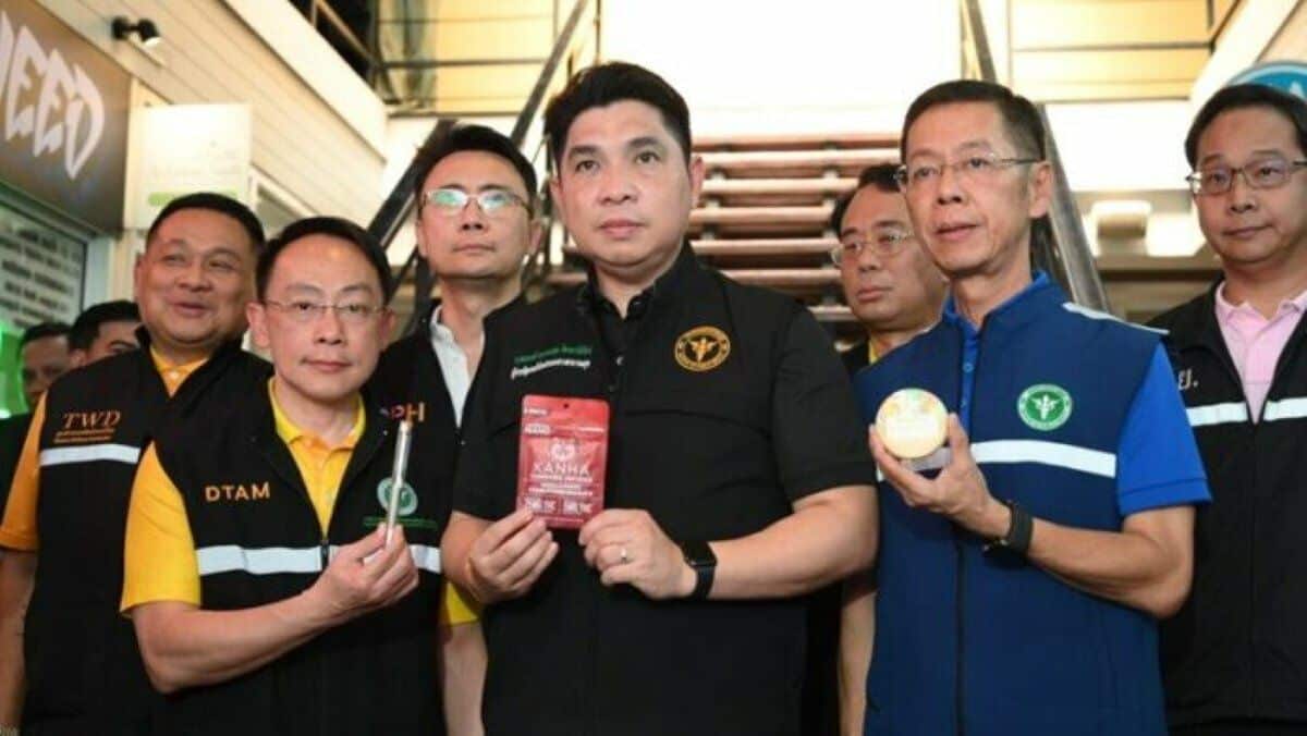 Bangkok cannabis shops raided for illegal gummy sales