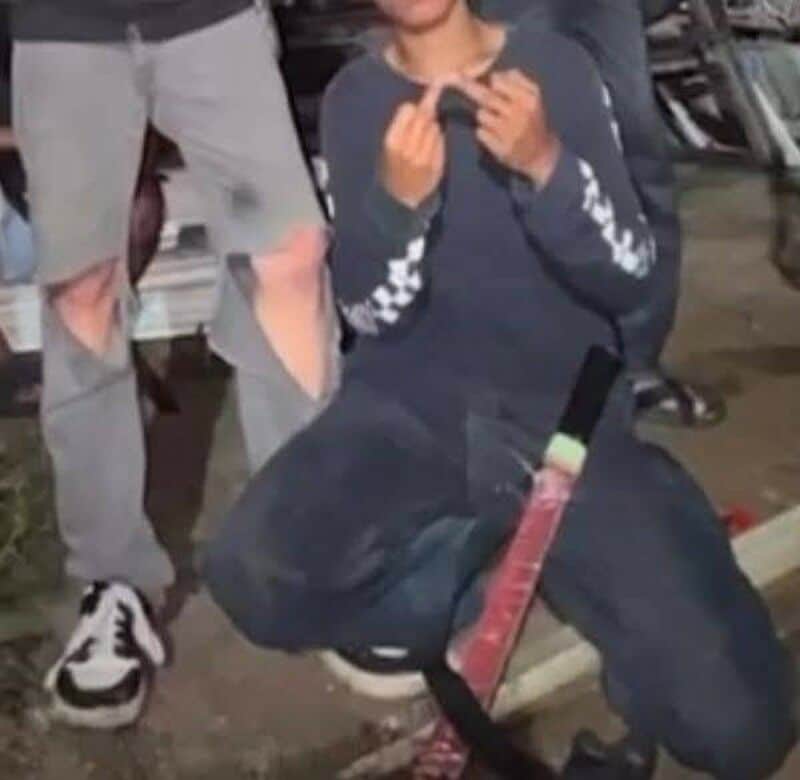 Blade and shame! Burmese teen busted after flaunting weapons | News by Thaiger