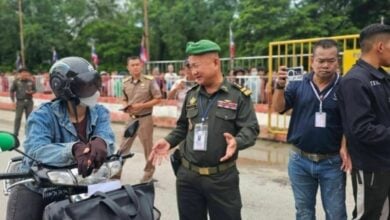 Cambodian motorbikes blocked at border in retaliation over fuel ban