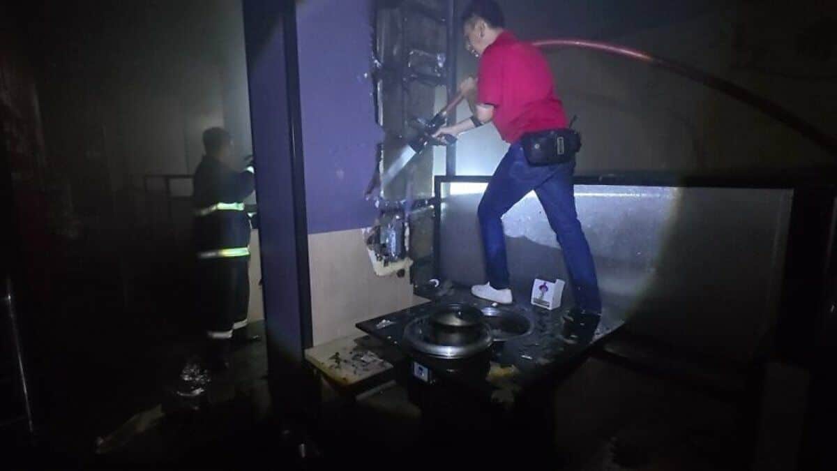 Japanese BBQ restaurant fire damages Chachoengsao mall