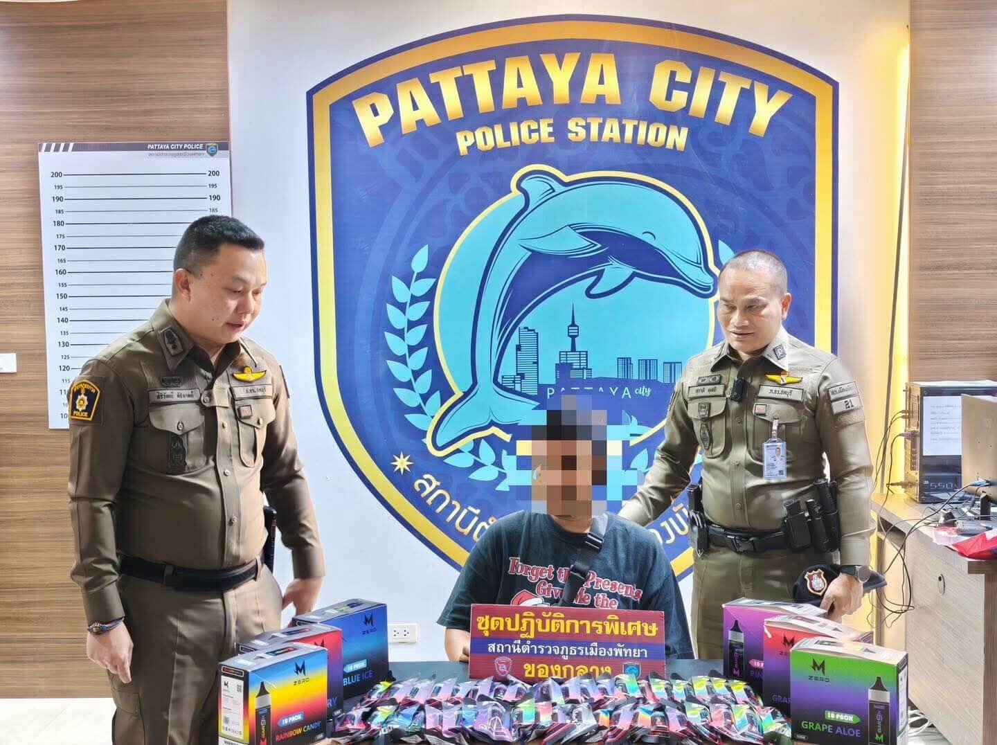 Vape bust shock: Pattaya police nab man with 40 illegal e-cigs | News by Thaiger