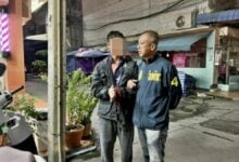 Man detained in Pattaya for attempted gold shop robbery