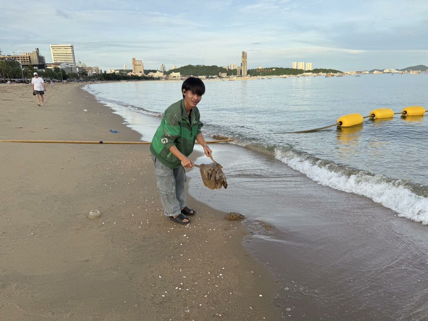 100,000 jellyfish stingers swarm Pattaya Beach in freak invasion | News by Thaiger