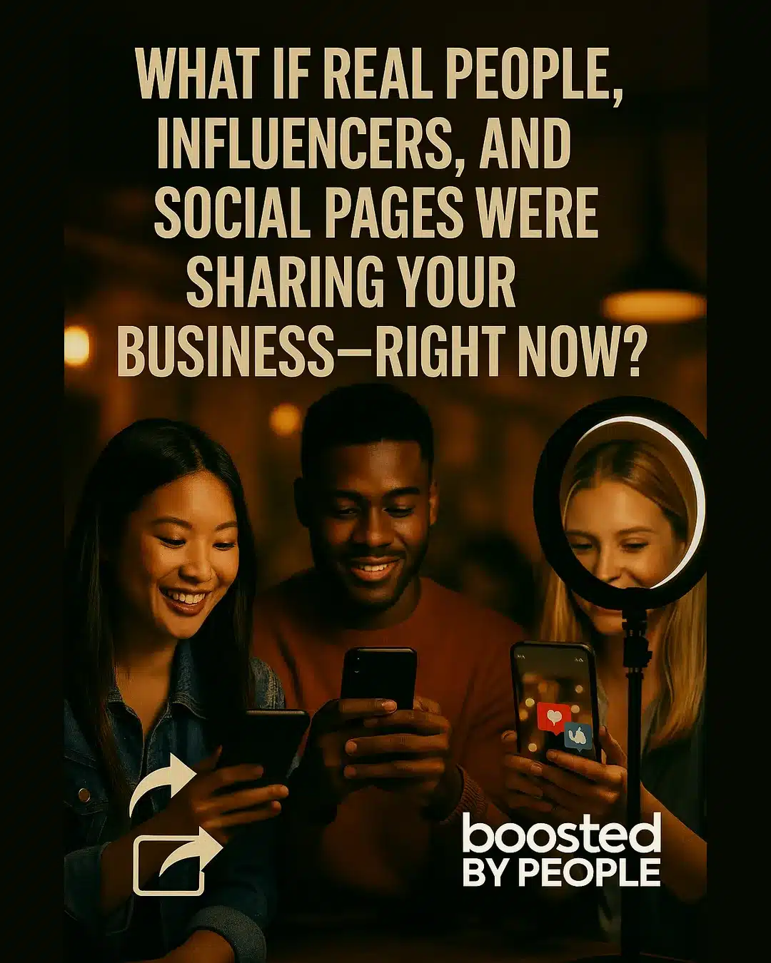 Let influencers and social pages share your business