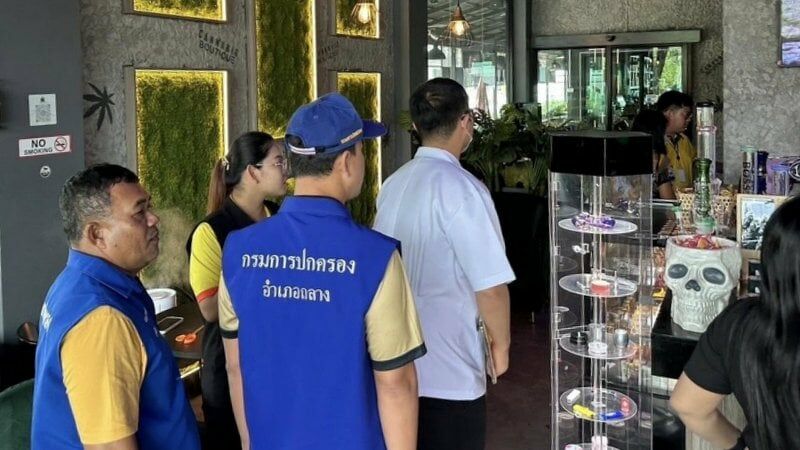 7 Phuket cannabis shops shut down in crackdown blitz | News by Thaiger
