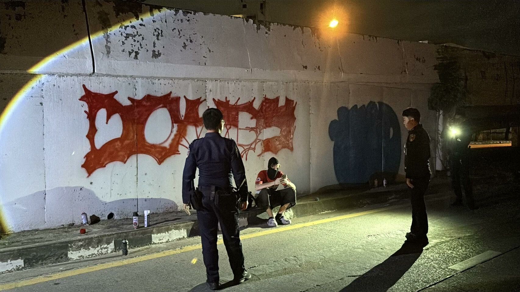 Russian teen busted for Pattaya pier graffiti | News by Thaiger