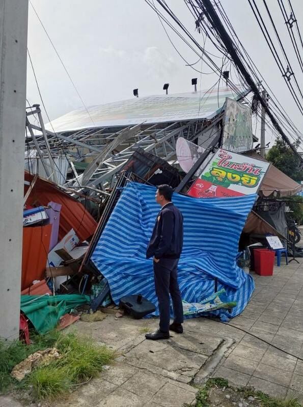 Homes wrecked, power poles downed in Thalang storm chaos | News by Thaiger