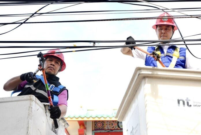 Pattaya slashes spaghetti wires in major city makeover | News by Thaiger