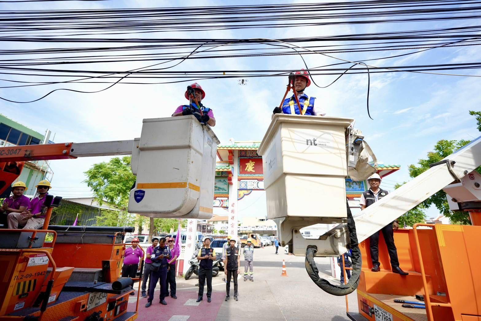 Pattaya slashes spaghetti wires in major city makeover | News by Thaiger