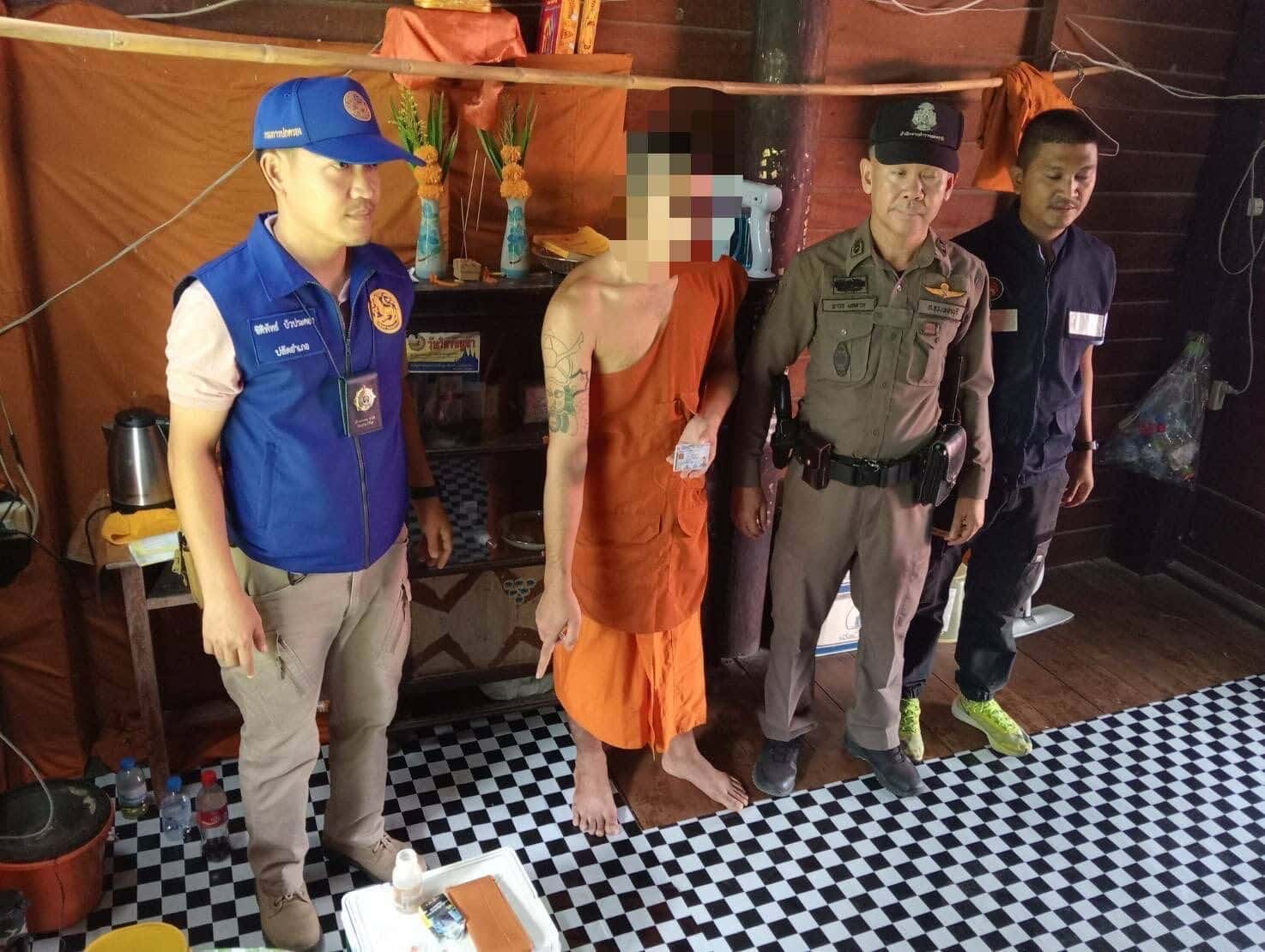 Temple raid: Monks busted for meth use in central Thailand
