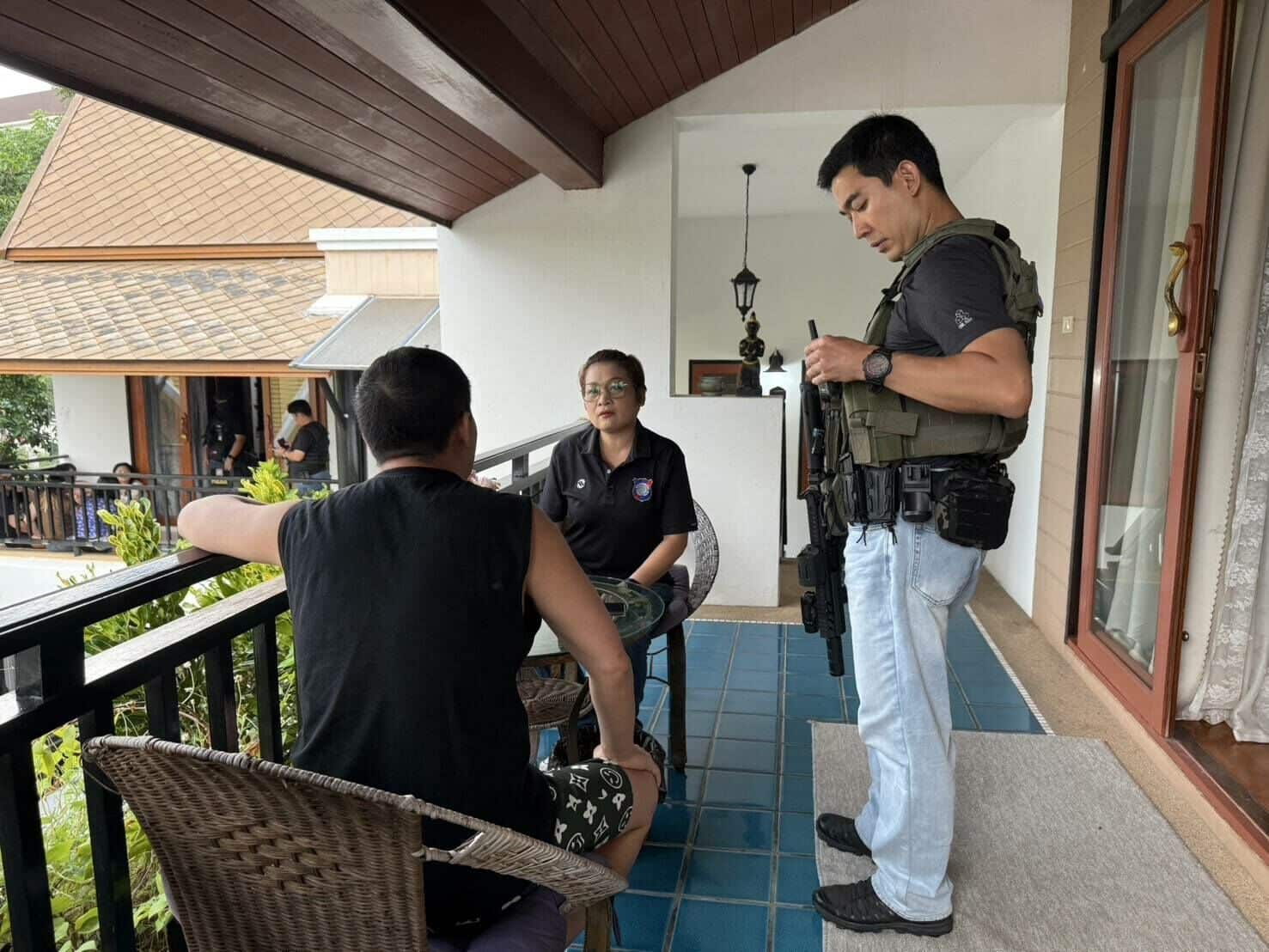 Chinese man busted for flaunting guns in Pattaya mansion | News by Thaiger