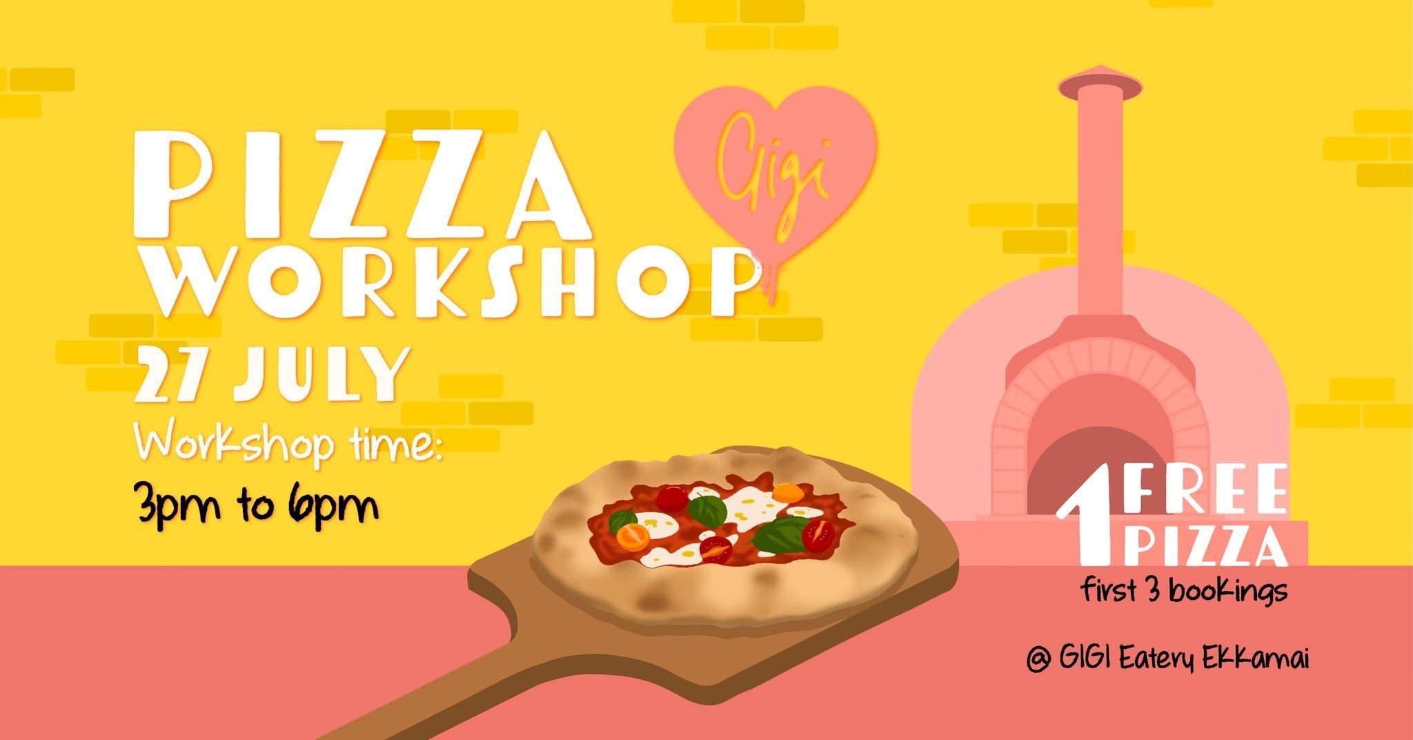 Pizza Workshop at Gigi Eatery Ekkamai Bangkok