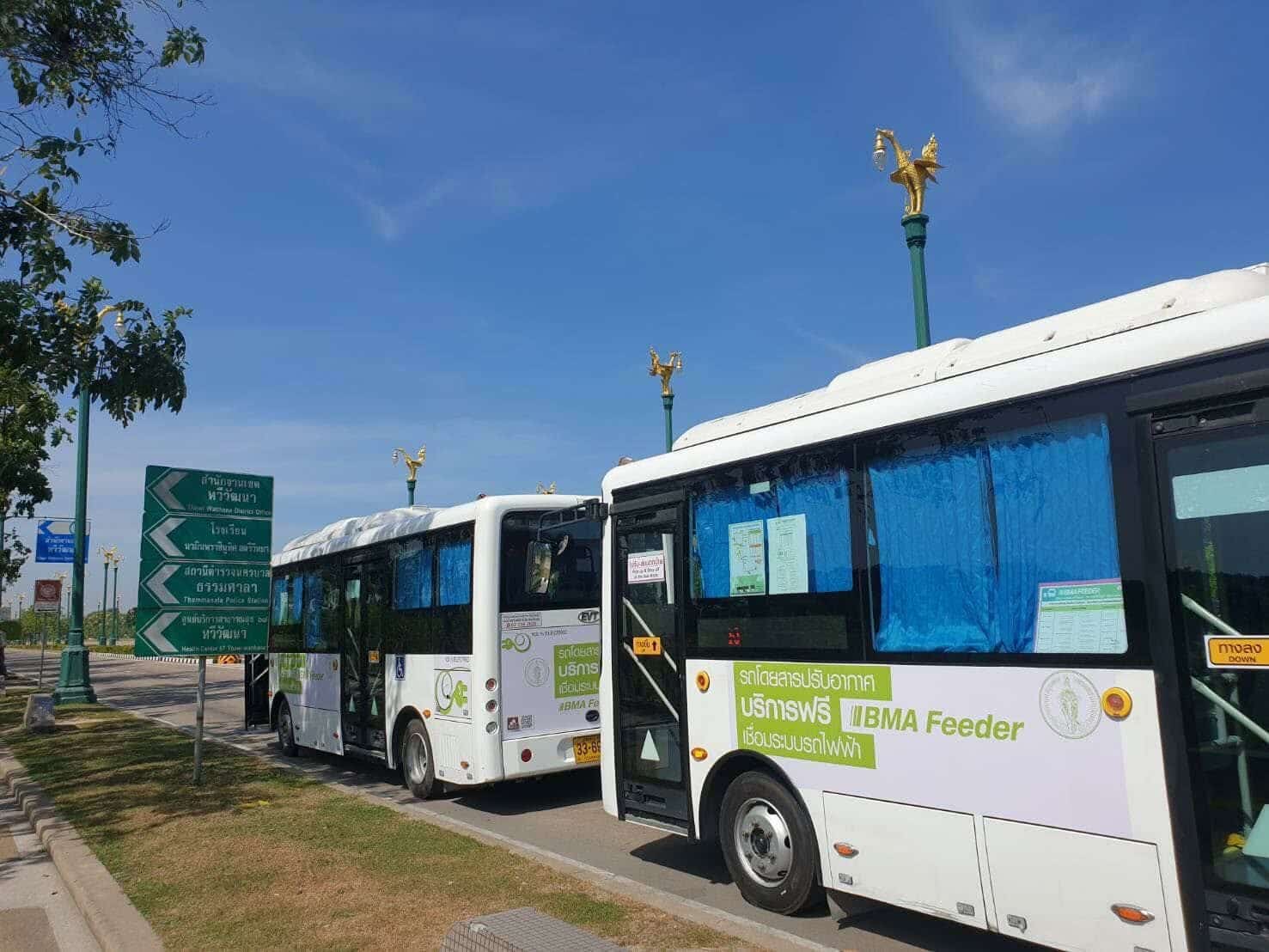 Bangkok rolls out 5 new EV shuttle routes to beat traffic | News by Thaiger