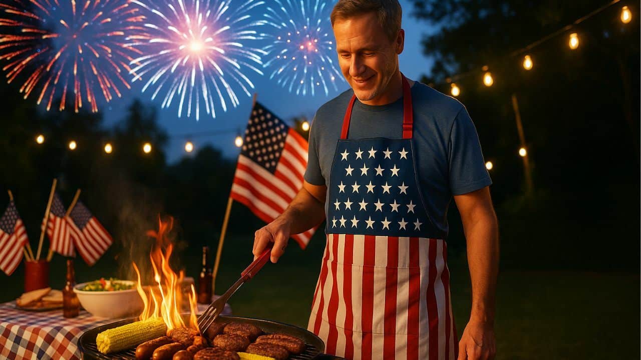A very patriotic barbeque