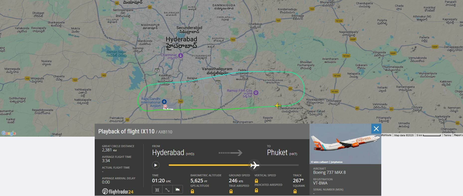Phuket-bound Air India Express flight aborts after 16 minutes | News by Thaiger