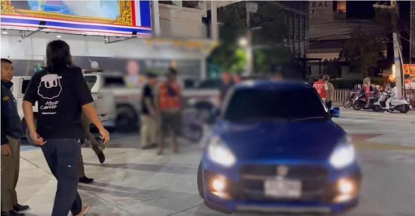 Pattaya motorbike gang traps delivery driver in midnight road rage (video) | News by Thaiger