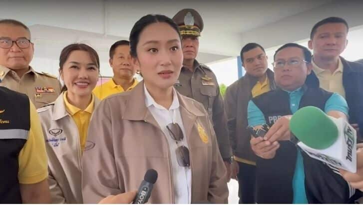 Paetongtarn visits rangers hurt in Ubon border blast | News by Thaiger