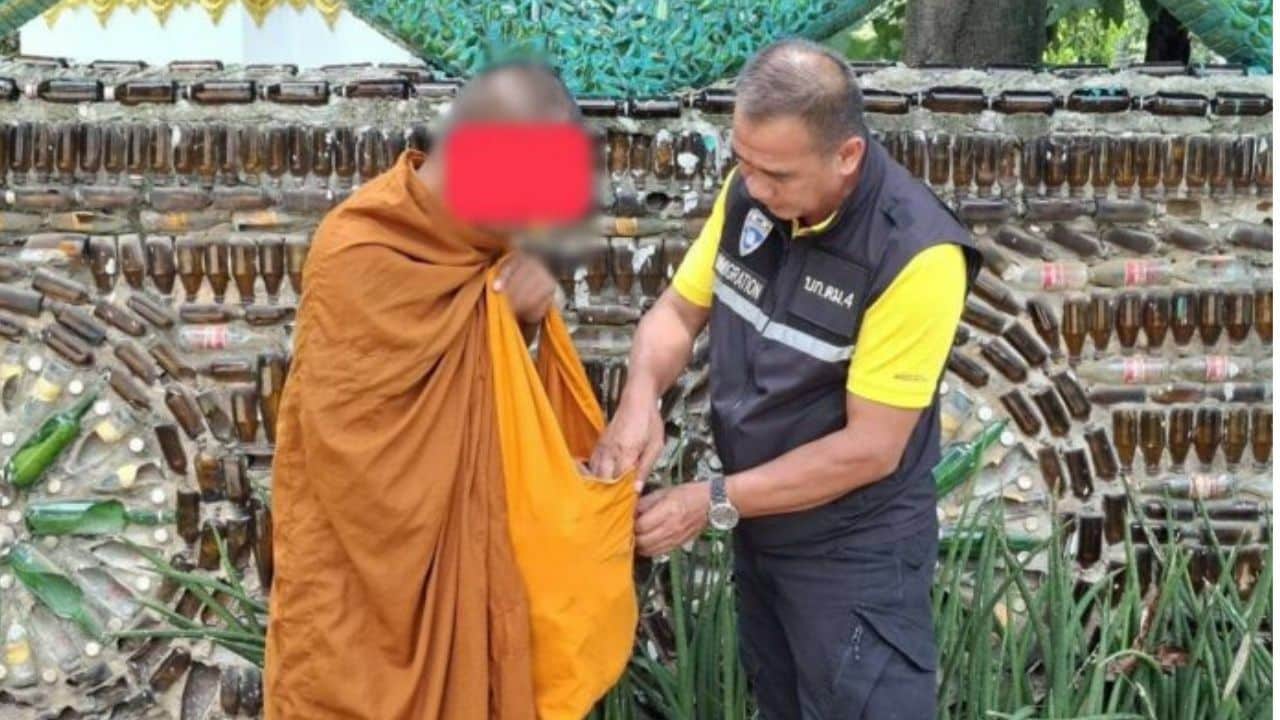 Cambodian monk arrested for illegal stay in Thailand