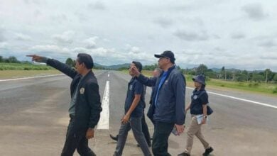 DSI investigates illegal airfield on public road in Nakhon Ratchasima | Thaiger