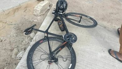 Cyclist saved by locals after seizure collapse in Lop Buri