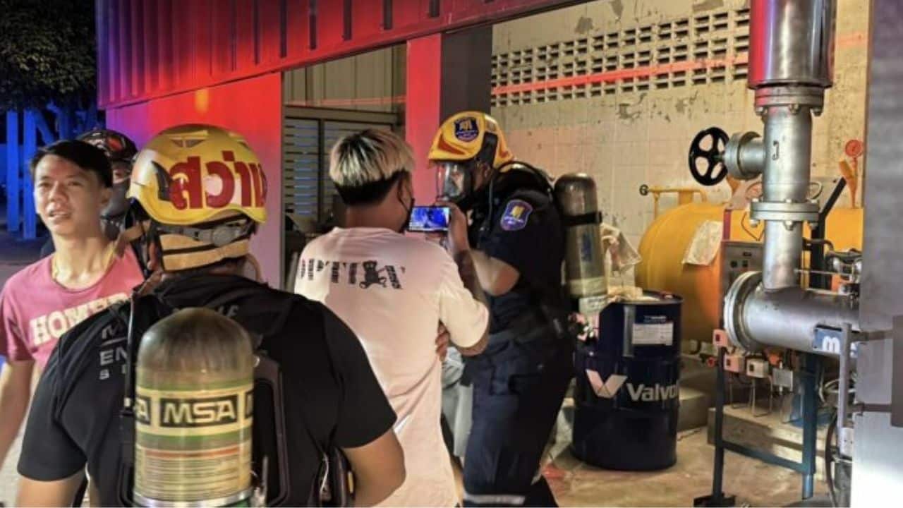 Ammonia leak prompts evacuation in Chon Buri ice factory